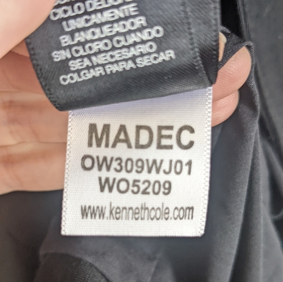 Kenneth Cole Jersey & Faux Leather Blazer - Picture 7 of 10